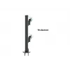 Läbiviigupõhi MULTIBRACKETS M Deskmount HD — alumiiniumkorpus, must, Ø 21 cm, K 40 mm, 500 g