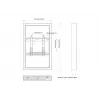 Multibrackets M Pro Series Enclosure 32 tolli seinale väike must teras horisontaal-/vertikaalpaigaldus