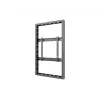 Multibrackets M Pro seeria korpus 50-tollisele ekraanile, seinale, keskmine, must, teras, horisontaal-/vertikaalpaigaldus