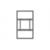 Multibrackets M Pro seeria korpus 50-tollisele ekraanile, seinale, keskmine, must, teras, horisontaal-/vertikaalpaigaldus