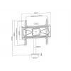 Multibrackets M VESA Bolt Down TV-kinnitus Turn 400 MAX 30 kg 23-55 tolli