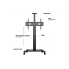 Multibrackets M Motorized Public Floorstand Single Pillar 170 HD 60 kg kandevõime 32-75 tolli
