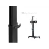 Multibrackets M Motorized Public Floorstand Single Pillar 170 HD 60 kg kandevõime 32-75 tolli