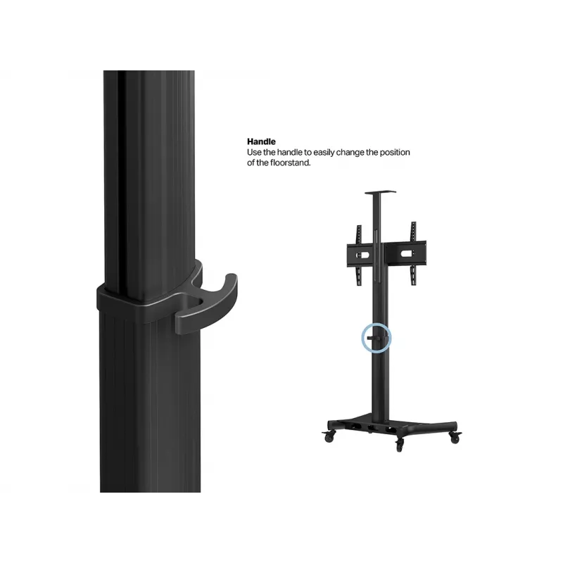 Multibrackets M Motorized Public Floorstand Single Pillar 170 HD 60 kg kandevõime 32-75 tolli