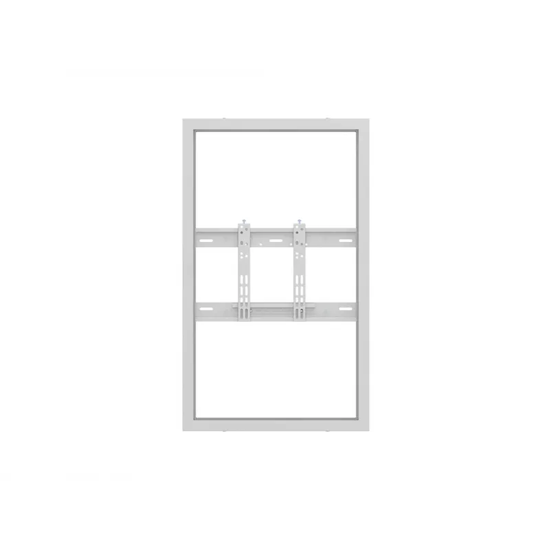 Multibrackets M Pro Series Enclosure 43 tolli Seinale Õhuke Väike Valge Teras Horisontaalne/Vertikaalne