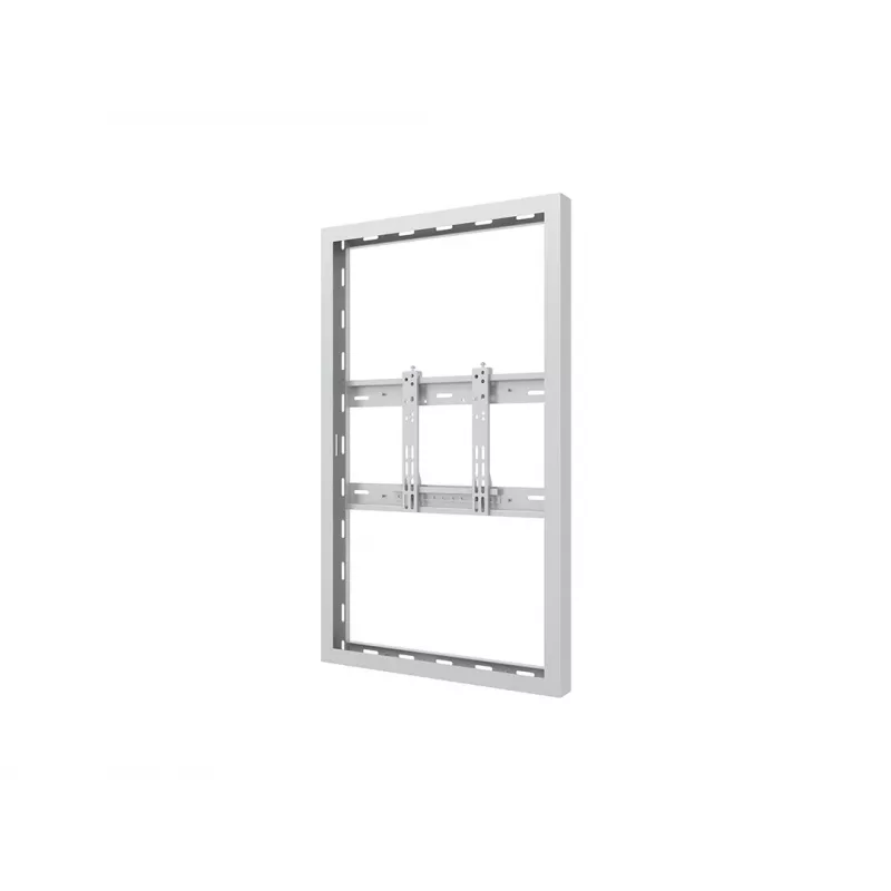Multibrackets M Pro Series Enclosure 43 tolli Seinale Õhuke Väike Valge Teras Horisontaalne/Vertikaalne