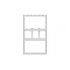 Multibrackets M Pro Series Enclosure 43 tolli Seinale Õhuke Väike Valge Teras Horisontaalne/Vertikaalne