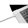 USB-C–USB-C kaabel Ochno O-USBG2-70-1 — USB 3.2 Gen 2, DP Alt Mode 1.4, isane–isane, punutud, 0,7 m, valge