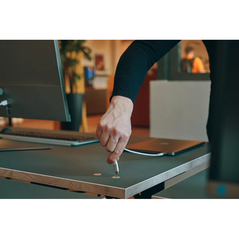 Ochno O-DO-100-2, USB C, USB 3.2 Gen 2 (3.1 Gen 2), 10000 Mbit/s, Töölaua süvistatav, Laud, Isane