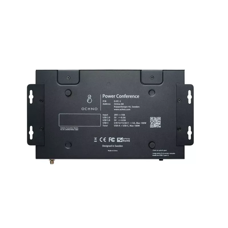 Konverentsisüsteem Ochno Power Conference 3 juhtmega USB 3.2 USB-C 4K Ultra HD