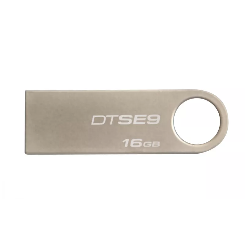 USB-mälupulk KINGSTON DataTraveler SE9 16GB — USB Type-A 2.0, hõbedane, korgita