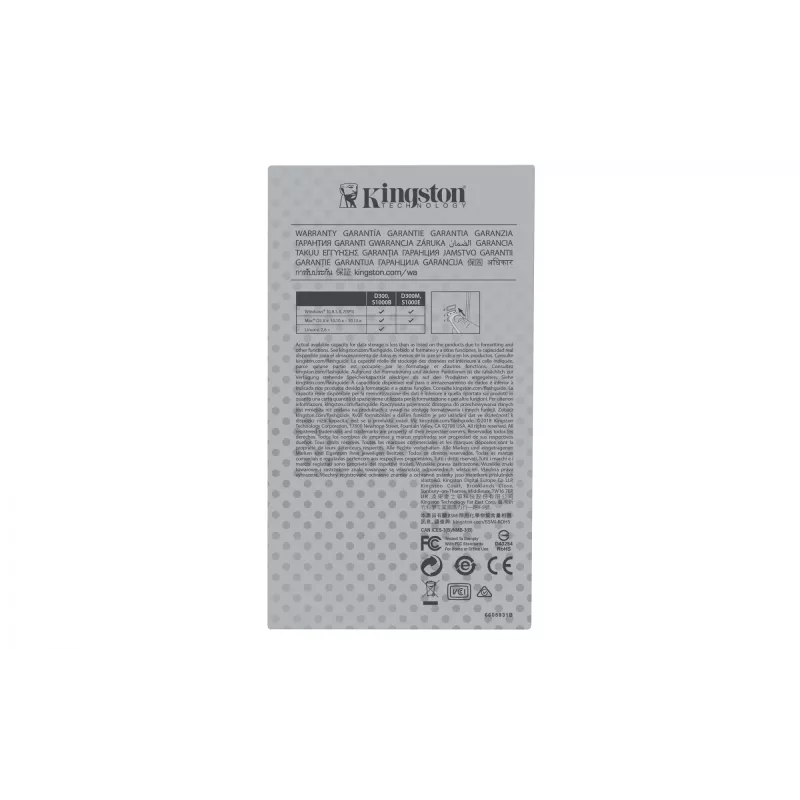 Kingston Technology IronKey 64GB Basic S1000 krüpteeritud USB 3.0 FIPS 140-2 tase 3