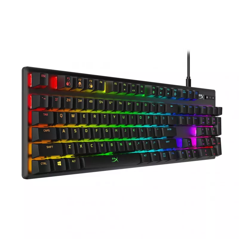 HyperX Alloy Origins klaviatuur mänguritele USB QWERTY USA inglise must