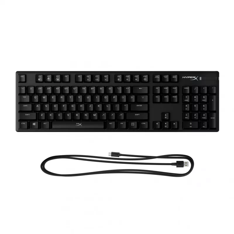 HyperX Alloy Origins klaviatuur mänguritele USB QWERTY USA inglise must