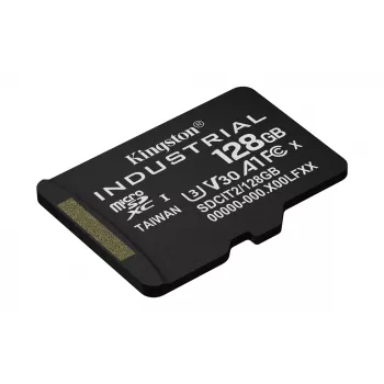 Kingston Technology 128GB microSDXC Industrial C10 A1 pSLC Card üksikpakend w/o Adapter