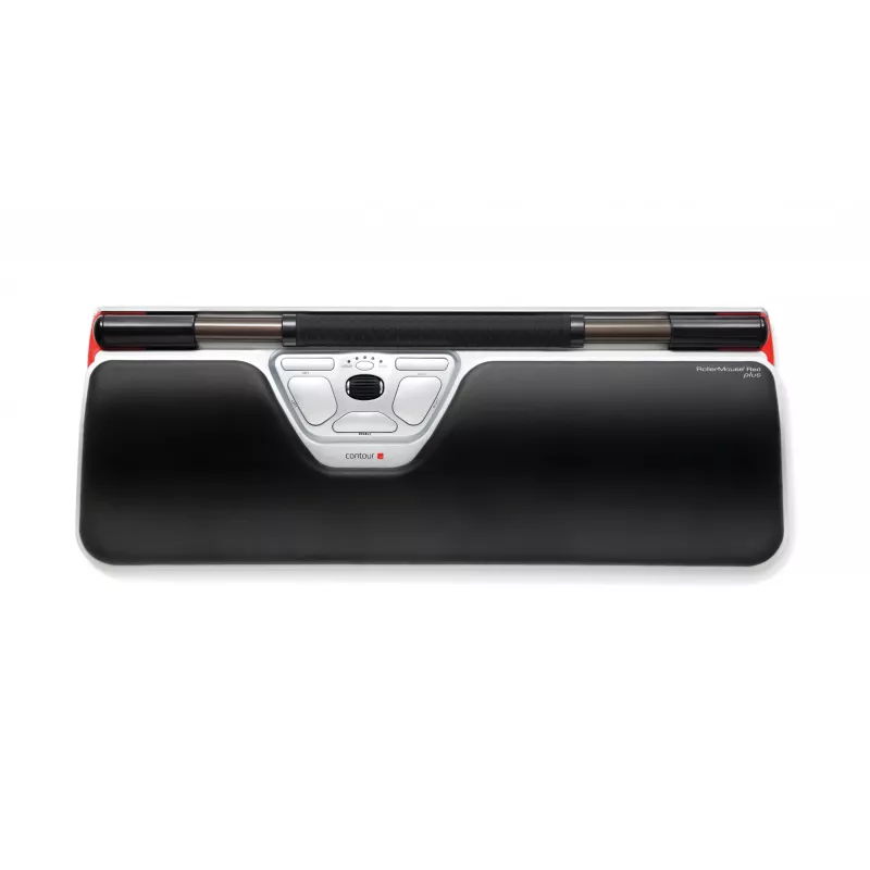 Contour Design Rollerhiir Red Plus + Balance juhtmega, täissuuruses (100%), juhtmega, USB, QWERTY, must, hiir kaasas