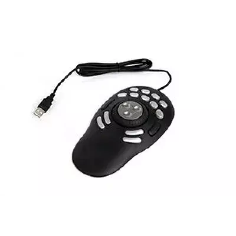 Multimeediumikontroller Contour PRO v2 — USB, hõbe/must, 43×77,5×11,5 mm