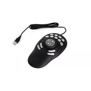 Multimeediumikontroller Contour PRO v2 — USB, hõbe/must, 43×77,5×11,5 mm