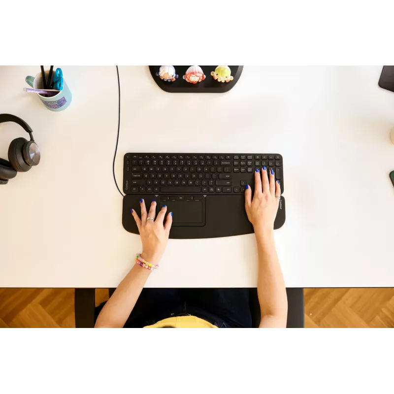 Contour Design Contour Touch Ergonomic Touchpad Wired, Wired, USB, USB USB-C, Contour Design, Must, 118 mm