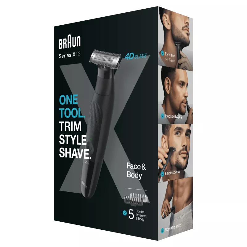 Trimmer Braun XT3200 Must Nickel-Metal Hydride NiMH Aku 45 min