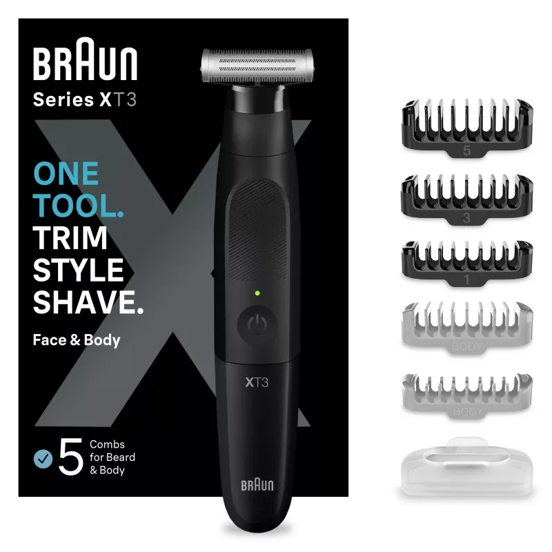 Trimmer Braun XT3200 Must Nickel-Metal Hydride NiMH Aku 45 min