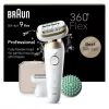 Braun Silk-épil 9 Flex 9-071 3D 40 pintsetti Kuldne, Valge