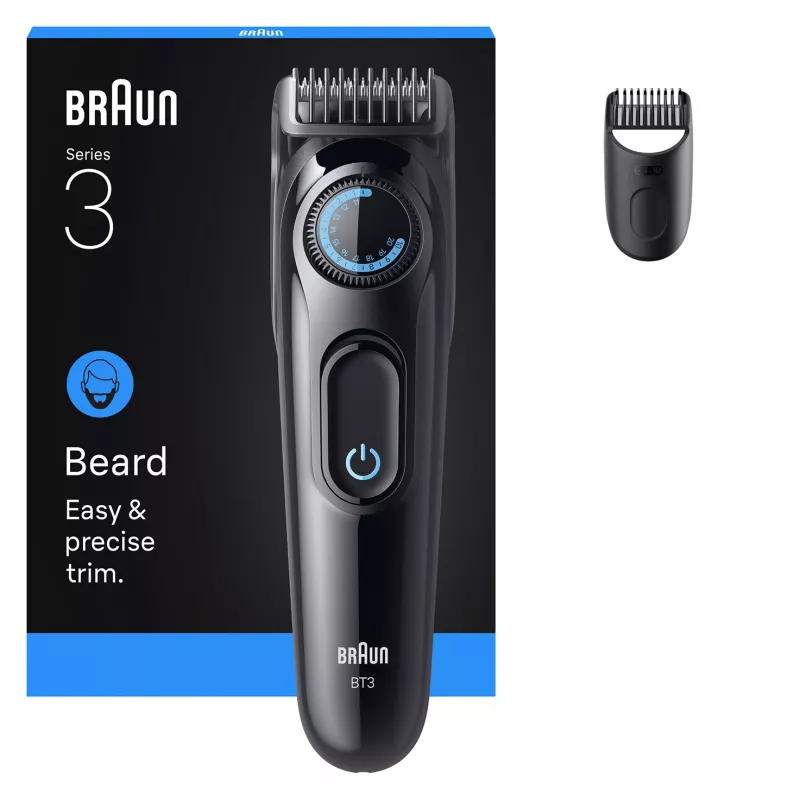 Habemetrimmer Braun BT3500 AC/aku 20 must täppistrimmer