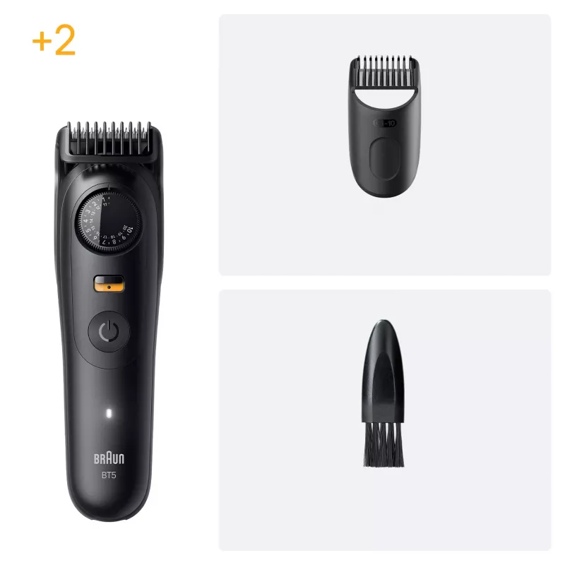 Braun BeardTrimmer 5 BT5500 habemetrimmer Aku 20 2 cm Märg ja kuiv Must