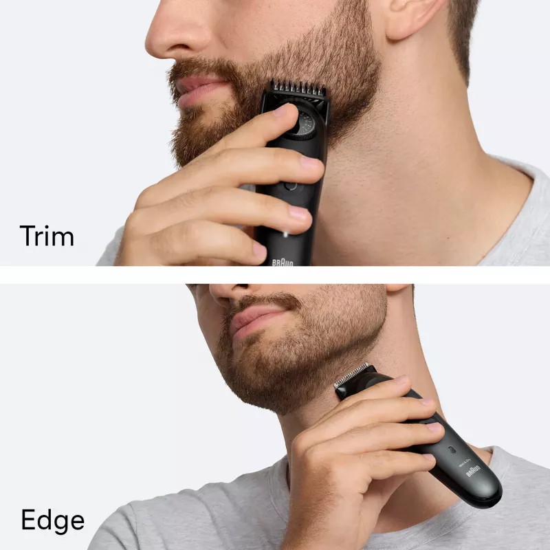 Braun BeardTrimmer 5 BT5500 habemetrimmer Aku 20 2 cm Märg ja kuiv Must