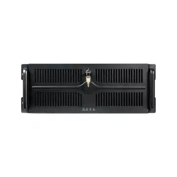Chieftec UNC-411E-B arvutikorpus Rack Must, Hõbedane 400 W