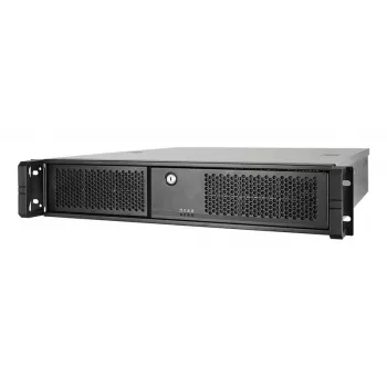 Rack-korpus CHIEFTEC UNC-209SR-B 2U ATX emaplaatidele koos eesmiste USB-portidega