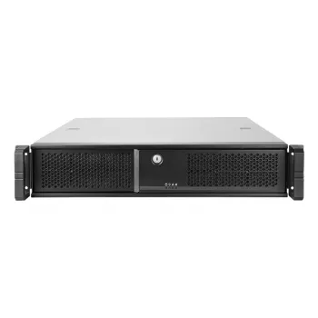 Rack-korpus CHIEFTEC UNC-209SR-B 2U ATX emaplaatidele koos eesmiste USB-portidega