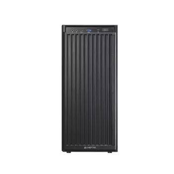 Arvutikorpus CHIEFTEC BW-01B-OP Midi Tower ATX/ITX, toetab 6×3.5 tolli + 4×2.5 tolli, 2×5.25 tolli, taga 1×120 mm, SGCC, must, 200×510×465 mm