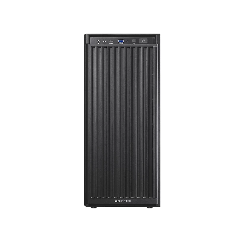Arvutikorpus CHIEFTEC BW-01B-OP Midi Tower ATX/ITX, toetab 6×3.5 tolli + 4×2.5 tolli, 2×5.25 tolli, taga 1×120 mm, SGCC, must, 200×510×465 mm