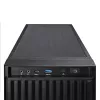 Arvutikorpus CHIEFTEC BW-01B-OP Midi Tower ATX/ITX, toetab 6×3.5 tolli + 4×2.5 tolli, 2×5.25 tolli, taga 1×120 mm, SGCC, must, 200×510×465 mm
