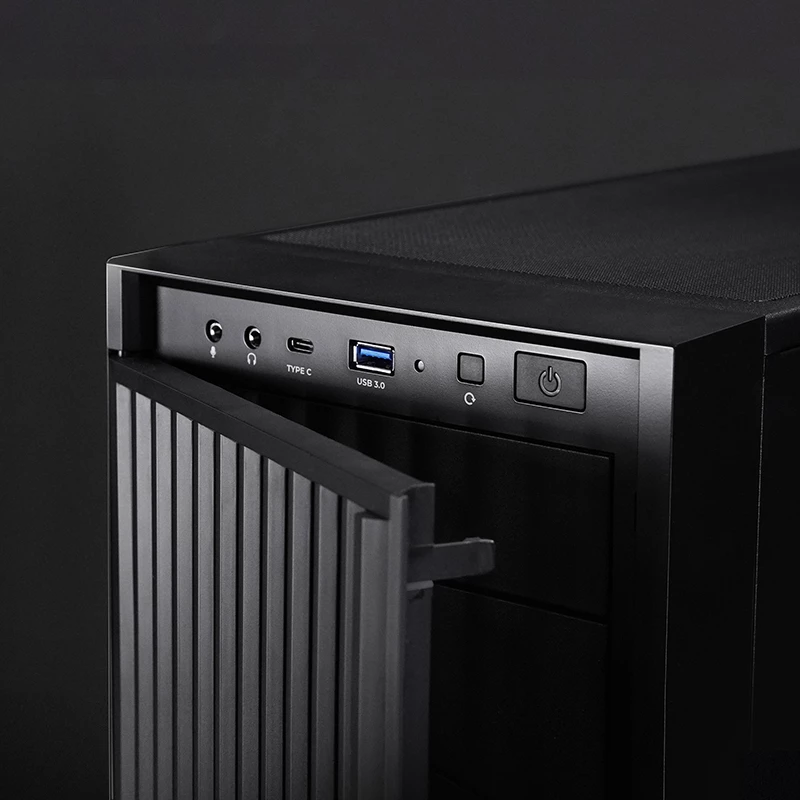 Arvutikorpus CHIEFTEC BW-01B-OP Midi Tower ATX/ITX, toetab 6×3.5 tolli + 4×2.5 tolli, 2×5.25 tolli, taga 1×120 mm, SGCC, must, 200×510×465 mm