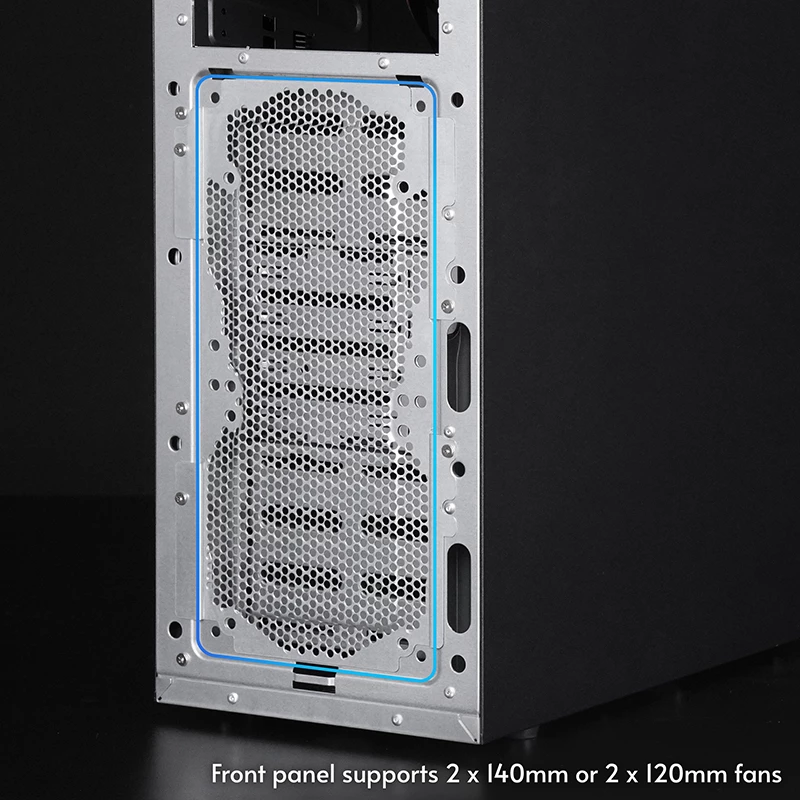 Arvutikorpus CHIEFTEC BW-01B-OP Midi Tower ATX/ITX, toetab 6×3.5 tolli + 4×2.5 tolli, 2×5.25 tolli, taga 1×120 mm, SGCC, must, 200×510×465 mm