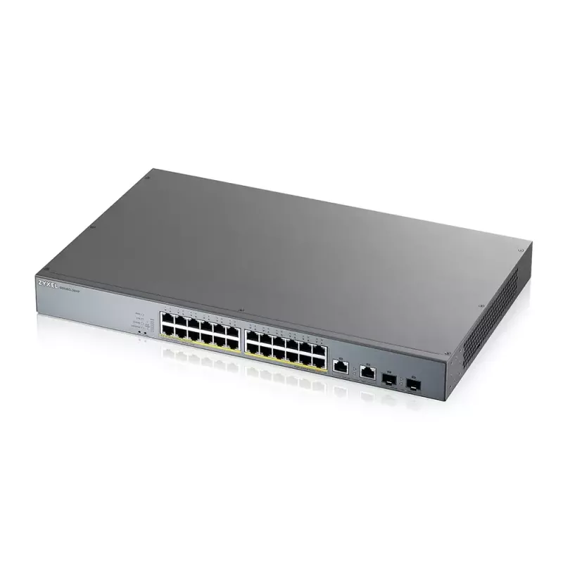 Zyxel GS1350-26HP-EU0101F võrgulüliti hallatav L2 Gigabit Ethernet (10/100/1000) Power over Ethernet (PoE) Hall