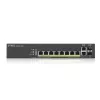 Zyxel GS2220-10HP-EU0101F võrgukommutaator Hallatav L2 Gigabit Ethernet (10/100/1000) Power over Ethernet (PoE) Must