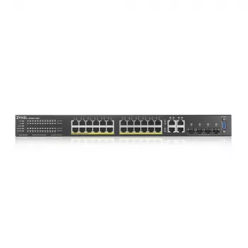 Zyxel GS2220-28HP-EU0101F võrgukommutaator hallatav L2 Gigabit Ethernet (10/100/1000) Power over Ethernet (PoE) must