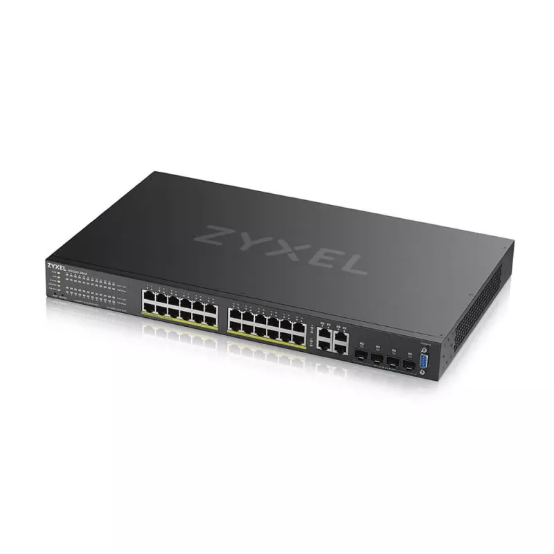 Zyxel GS2220-28HP-EU0101F võrgukommutaator hallatav L2 Gigabit Ethernet (10/100/1000) Power over Ethernet (PoE) must