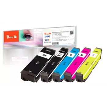 Peach PI200-285 tindikassett 5 tk Ühilduv Kõrge (XL) tootlikkusega Must, Tsüaan, magenta, Fotomust, Kollane