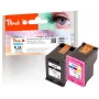 Peach PI300-808 tindikassett 2 tk Suure (XL) mahutavusega Must, Tsüaan, magenta, Kollane