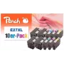 Peach 0F319986 tindikassett 10 tk Must, Tsüaan, magenta, Kollane