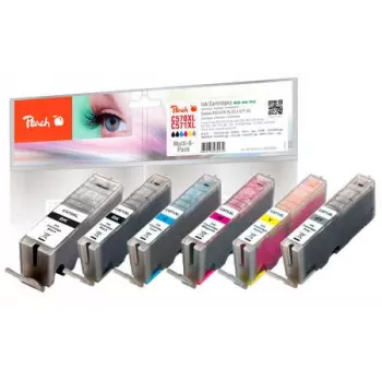 Peach PI100-313 tindikassett Photo Must, Photo tsüaan, Photo hall, Photo magenta, Photo kollane
