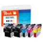 Peach PI500-246 tindikassett 5 tk Must, Tsüaan, magenta, Kollane