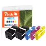 Peach PI300-865 tindikassett 5 tk Ühilduv Kõrgtulu (XL) Must, Tsüaan, magenta, Kollane