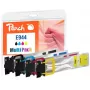 Peach PI200-786 tindikassett 4 tk Ühildub must, tsüaan, magenta, kollane