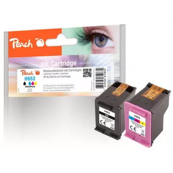 Peach PI300-1045 tindikassett 2 tk ühilduv must, tsüaan, magenta, kollane