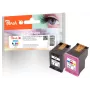 Peach PI300-1045 tindikassett 2 tk ühilduv must, tsüaan, magenta, kollane